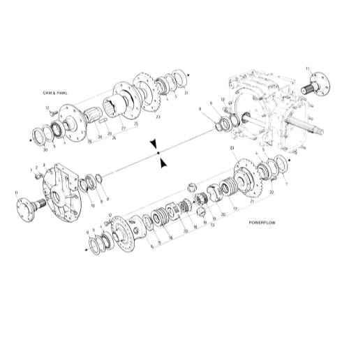 Ersatzteile LD200 5. Gang Sperrdifferential