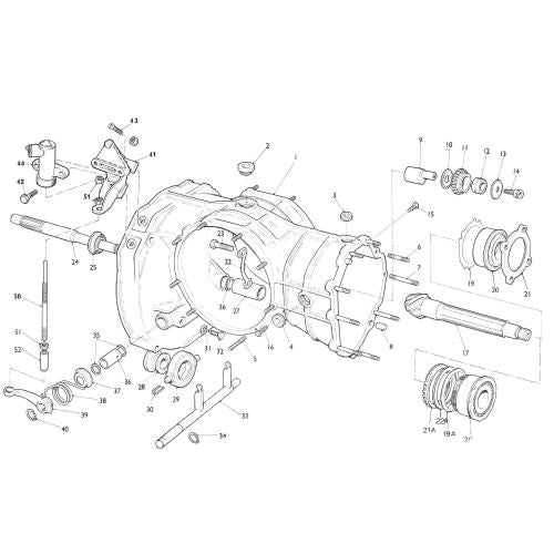 Ersatzteile MK8 Getriebegehäuse