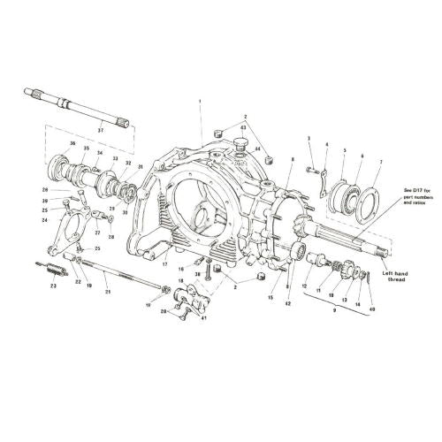 Ersatzteile FT200 Differentialgehäuse
