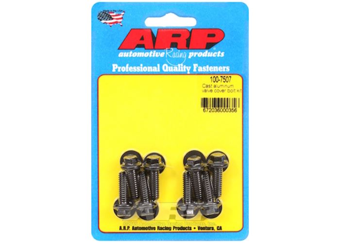 100-7507 Cast aluminum hex valve cover bolt kit