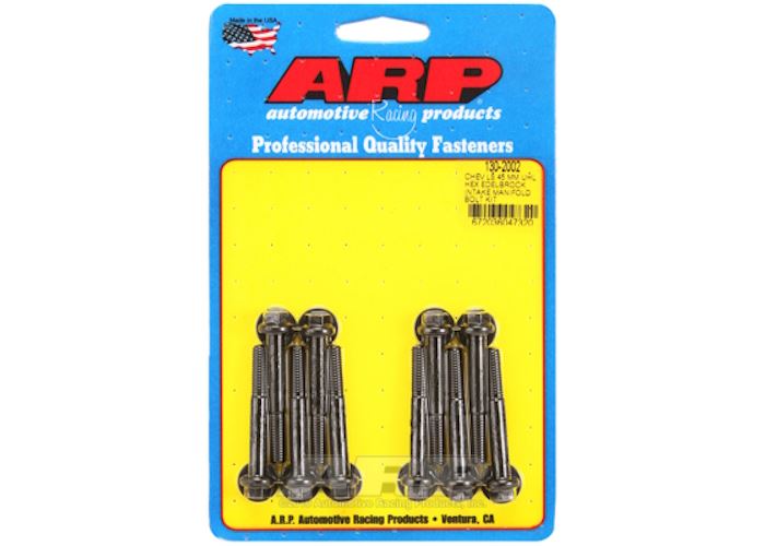 130-2002 Chevy LS 45mm UHL hex Edelbrock intake manifold bolt kit