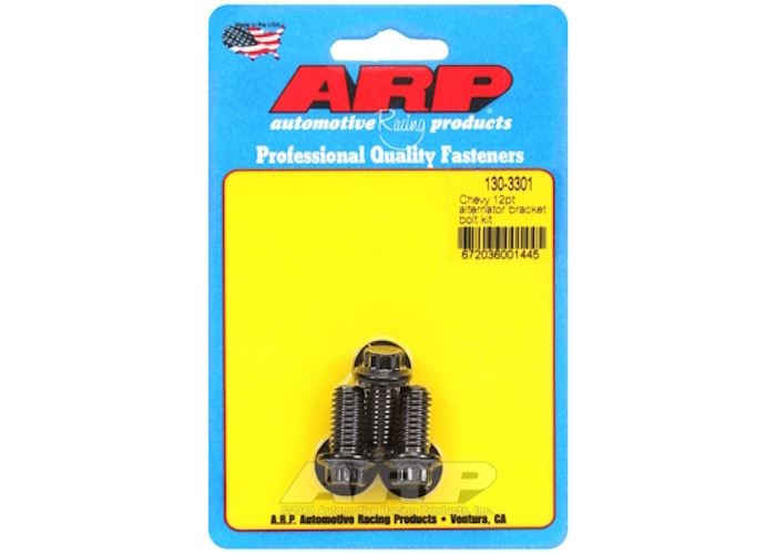130-3301 Chevy 12pt alternator bracket bolt kit