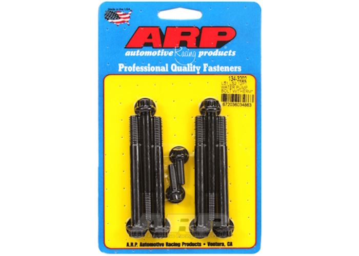134-3202 LS1 LS2 12pt water pump bolts w/thermostat housing bolts kit