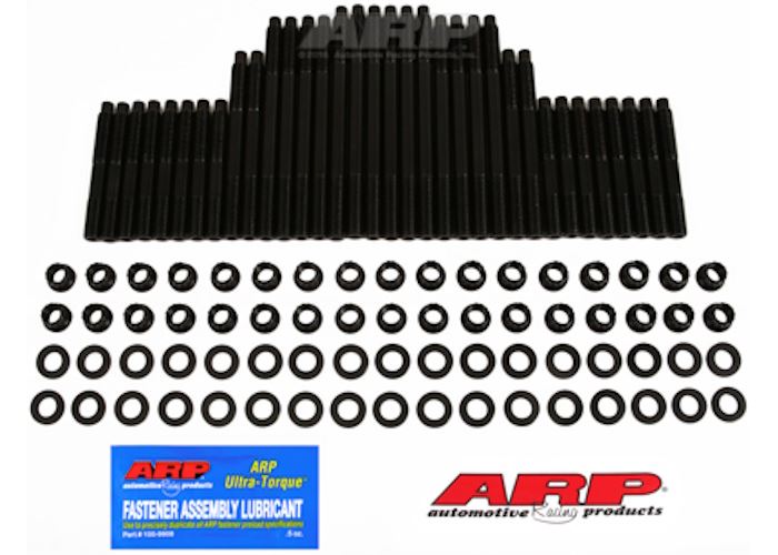 134-4308 SBC w/Brodix, Rodeck aluminum block, 12/18° Brodix head 7/16 studs