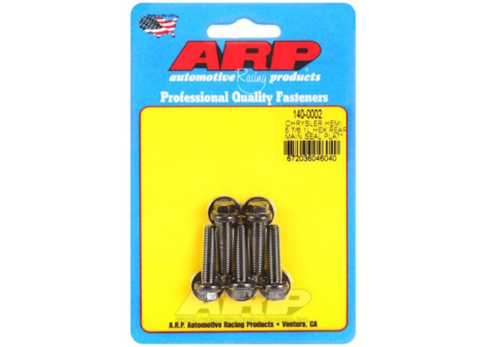 140-0002 Chrysler hemi 5.7/6.1L hex rear main seal plate bolt kit