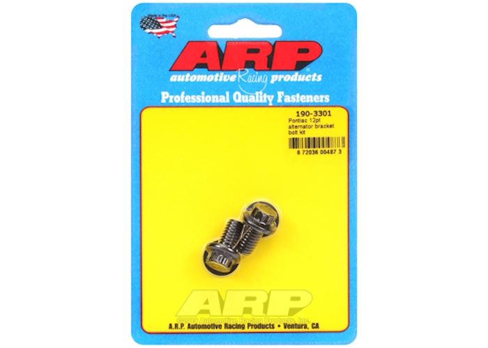 190-3301 Pontiac 12pt alternator bracket bolt kit