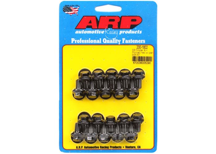 200-1802 SB Mopar & Pontiac hex oil pan bolt kit