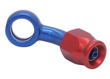 Aluminium Ringstutzen lang 45° mit Schlauchanschluss