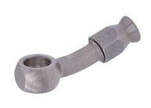 Edelstahl Ringstutzen lang 20° mit Schlauchanschluss