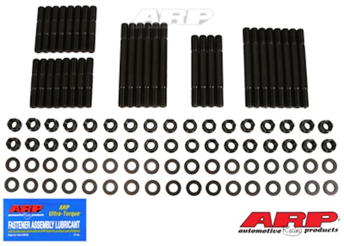 234-4123 SB Chevy, w/-12 Brodix hd w/alum block, hex head stud kit