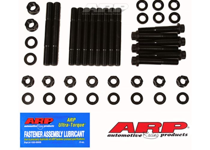 234-5609 Little "M" iron main caps 4-bolt splayed stud kit
