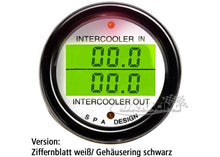 Doppelinstrument 2x Ladelufttemperatur