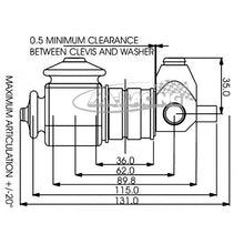 CP5500-9 AP Racing Waagebalken