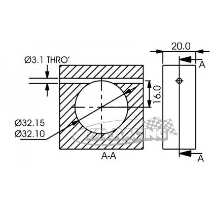 CP5500-9 AP Racing Waagebalken