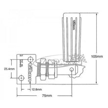 Tilton Bremskraft Regelventil mit Hebel, M10x1