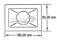 Rechteck-Lufteinlass, Anschluss-Ø 51mm