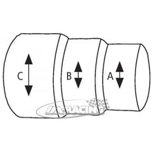 Aluminium Stufenverbinder 3-stufig