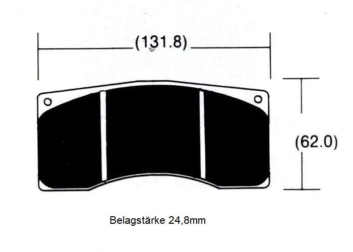 3610-0 PFC Bremsbelag