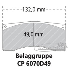 4-Kolben Radi-CAL™ Bremssattel CP6480 für Scheibenstärke 32,00mm
