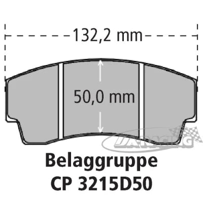 4-Kolben Radi-CAL™ Bremssattel CP9440 für Scheibenstärke 28,00mm, Kolbendurchmesser 2x36,00mm und 2x41,30mm