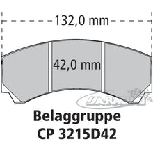 4-Kolben Radi-CAL™ Bremssattel CP9444 für Scheibenstärke 18,00 - 21,00mm, Kolbendurchmesser 2x 34,90mm und 2x41,30mm