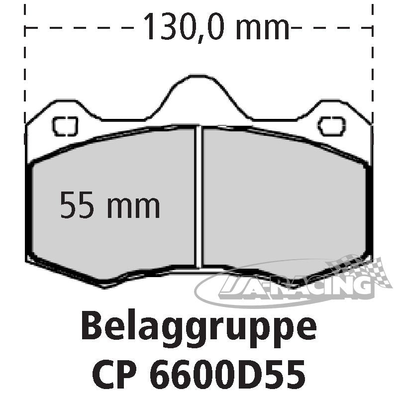 4-Kolben World Radi-CAL­™ II e Bremssattel CP9330 für Scheiben-Ø 390mm Stärke 32,00mm, Vorderachse