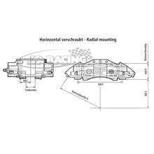 4-Kolben World Radi-CAL­™ II e Bremssattel CP9331 für Scheiben-Ø 390mm Stärke 28,00mm, Hinterachse
