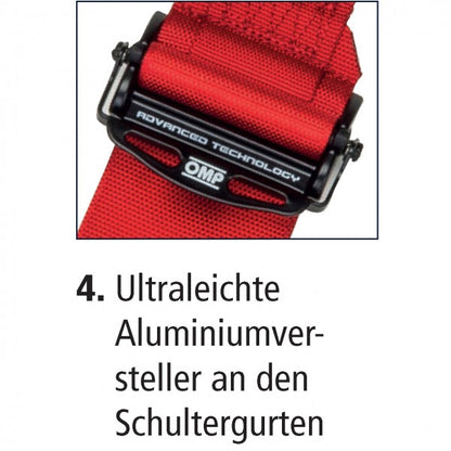 OMP ONE 3+2 CONVERTIBLE Sicherheitsgurt