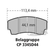 4-Kolben Alu-Bremssattel CP4567 für Scheibenstärke 20,00mm
