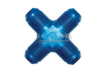 4-Wege-Verteiler UNF Aluminium