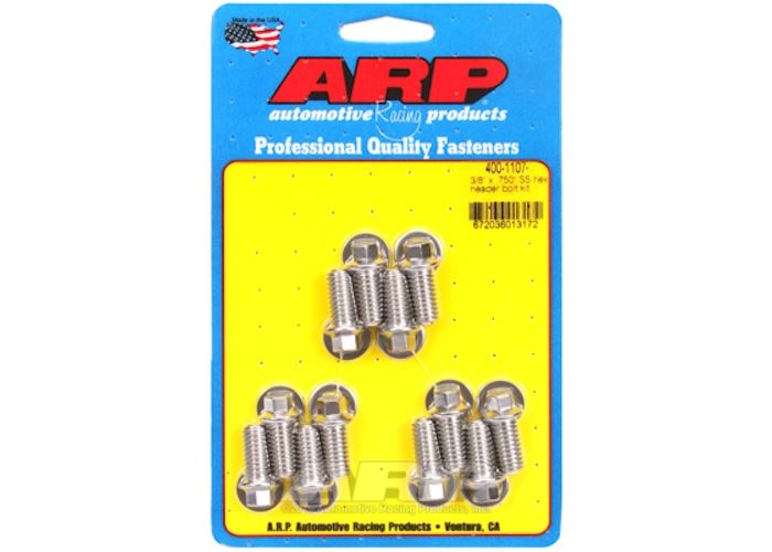 400-1107 3/8 x 0.750 SS hex header bolt kit