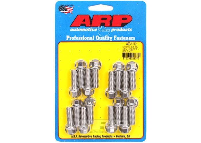 400-1112 BB Chevy SS hex header bolt kit