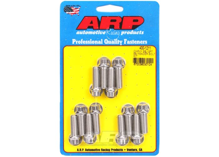 400-1211 SB Chevy SS 12pt header bolt kit