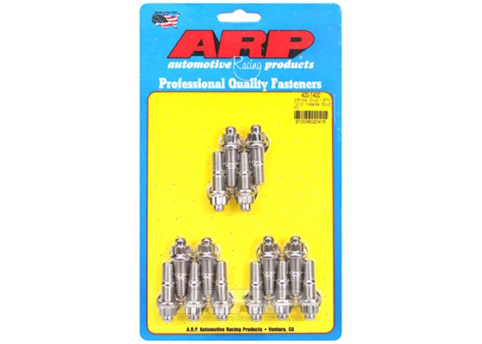 400-1400 3/8 x .750 SS 12pt header stud kit