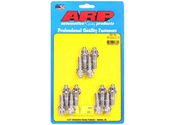 400-1402 SB Chevy 3/8 12pt SS header stud kit
