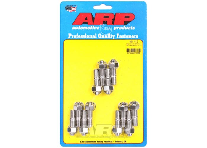 400-1412 SB Chevy 3/8 hex SS header stud kit