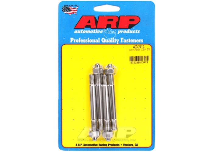 400-2412 Dominator with 1/2" or 1" SS spacer carb stud kit
