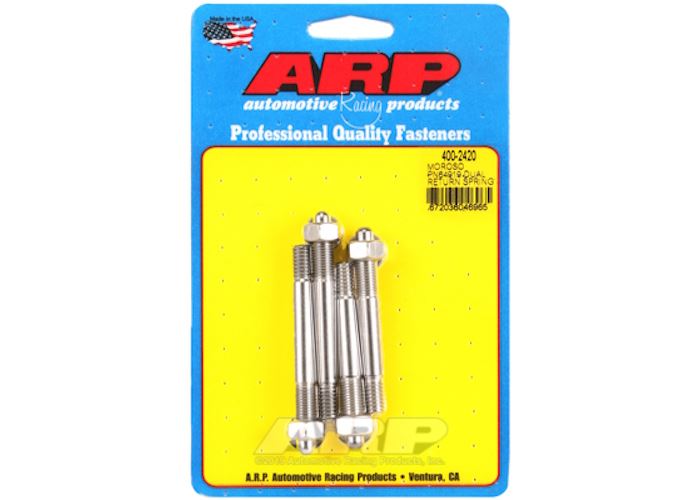 400-2420 Moroso 64919 dual return spring w/1" spacer plate SS carb stud kit