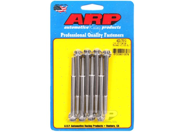 400-7510 SS 1/4-20 center bolted valve cover bolt kit