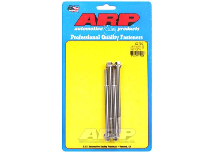 400-7512 Merlin block, Brodix head SB hex valve cover bolt kit