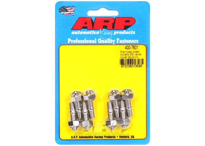 400-7601 Stamped steel covers SS valve cover stud kit