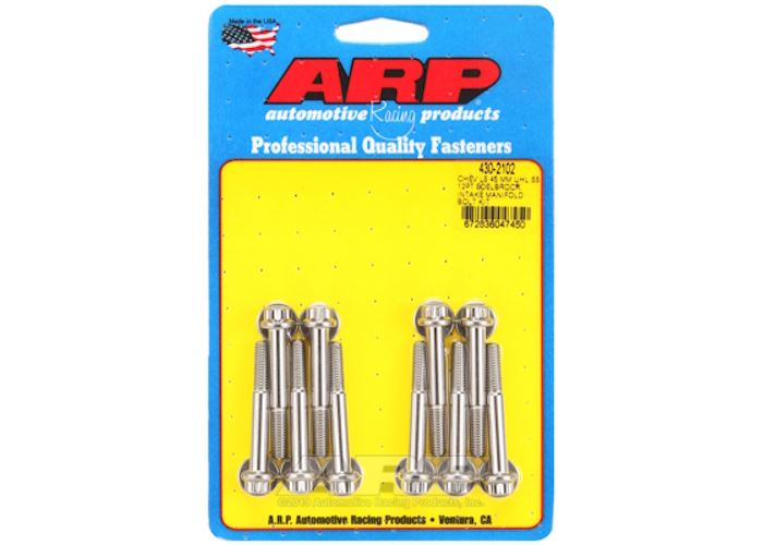 430-2102 Chevy LS 45mm UHL 12pt Edelbrock intake manifold bolt kit