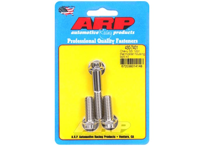 430-7401 Chevy SS 12pt thermostat housing bolt kit
