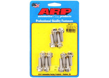 434-1101 SBC/GENIII LS 1/4 flange SS hex header bolt kit