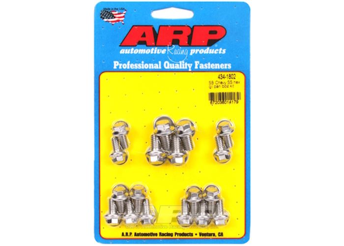 434-1802 SB Chevy SS hex oil pan bolt kit