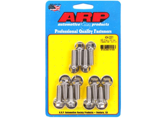 434-2001 SB Chevy SS hex intake manifold bolt kit