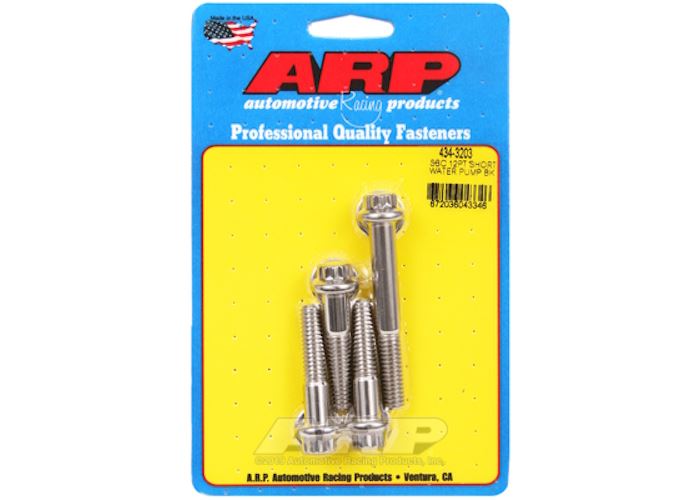 434-3203 SB Chevy 12pt short water pump bolt kit