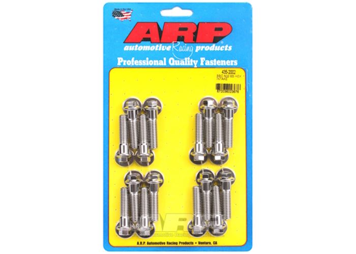 435-2002 BB Chevy 502 SS hex intake manifold bolt kit