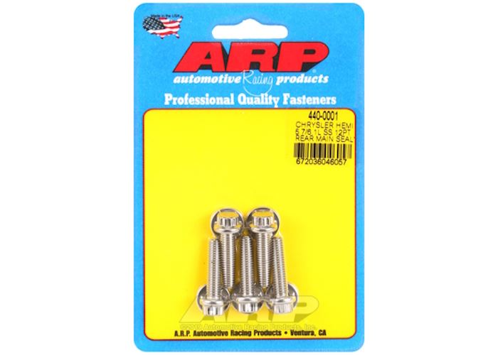 440-0001 Chrysler hemi 5.7/6.1L SS 12pt rear main seal plate bolt kit