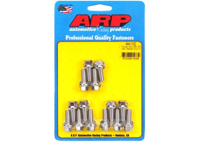 444-1102 Mopar 340-360 SS hex header bolt kit